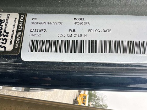 USED 2023 INTERNATIONAL HX 520 DAYCAB TRUCK #3671-7