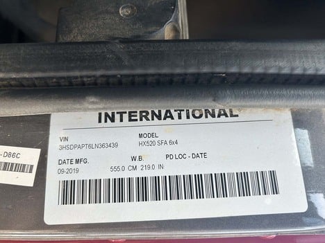 USED 2020 INTERNATIONAL HX 520 DAYCAB TRUCK #3686-5