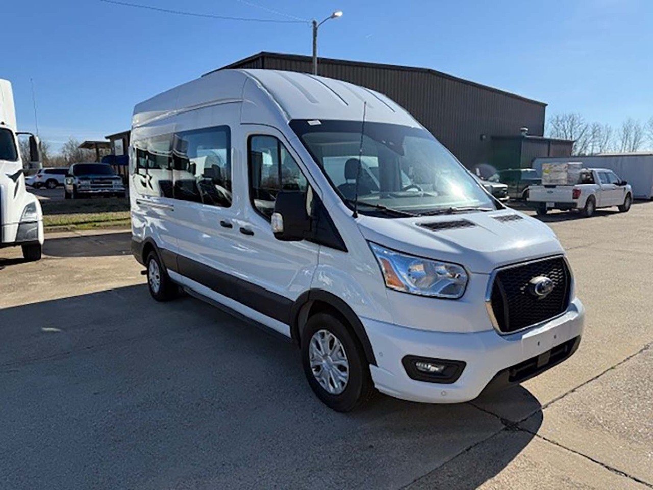 USED 2021 FORD TRANSIT 250 CARGO VAN TRUCK #3703