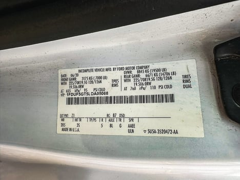 USED 2020 FORD F-550 ROLLBACK TOW TRUCK #3711-7