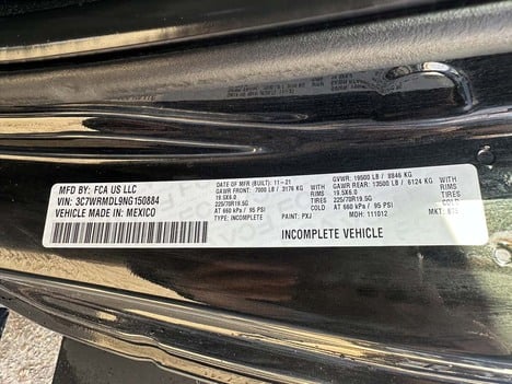 USED 2022 DODGE RAM 5500 ROLLBACK TOW TRUCK #3717-9