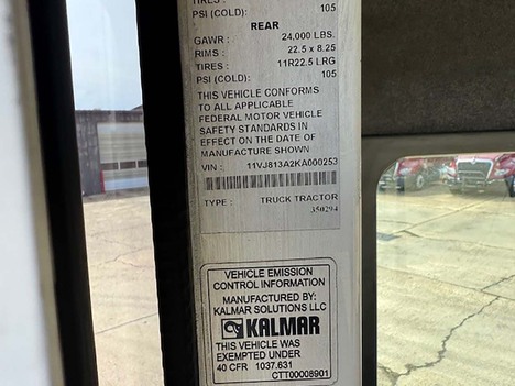 USED 2019 OTTAWA KALMAR T2 YARD JOCKEY - SPOTTER TRUCK #3719-12