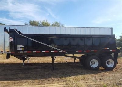 NEW 2025 PALMER 24 FT TA24 H END DUMP TRAILER #3760-1
