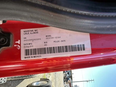 USED 2016 INTERNATIONAL PROSTAR DAYCAB TRUCK #3778-4