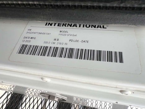 USED 2021 INTERNATIONAL HX 520 DAYCAB TRUCK #3808-10