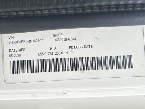 USED 2021 INTERNATIONAL HX 520 SLEEPER TRUCK #3809-6