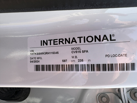 NEW 2024 INTERNATIONAL CV ROLLBACK TOW TRUCK #3824-13