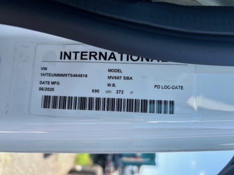 NEW 2026 INTERNATIONAL MV CAB CHASSIS TRUCK #3873-6