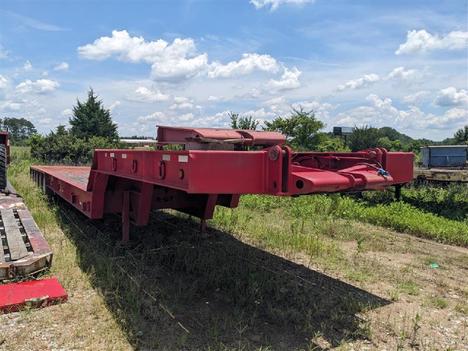 USED 2012 NUTTALL 70 TON LOWBOY TRAILER #3878-1