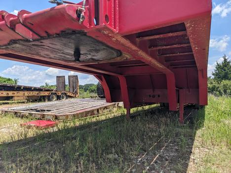 USED 2012 NUTTALL 70 TON LOWBOY TRAILER #3878-6