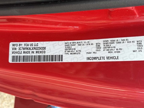 NEW 2024 DODGE RAM 4500 WRECKER TOW TRUCK #3937-9