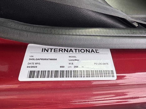 USED 2024 INTERNATIONAL LONESTAR SLEEPER TRUCK #3951-5