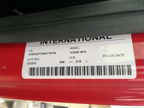 USED 2024 INTERNATIONAL HX 520 DAYCAB TRUCK #3953-7