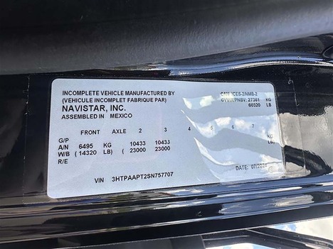 NEW 2025 INTERNATIONAL HX 520 WRECKER TRUCK #4006-15