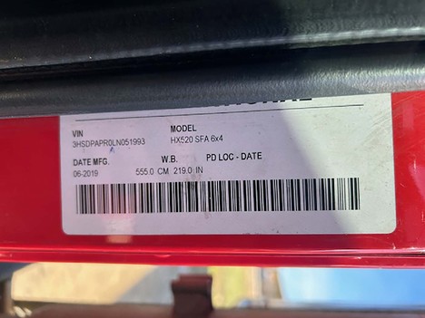 USED 2020 INTERNATIONAL HX 520 DAYCAB TRUCK #4061-6