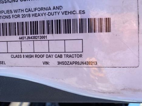 USED 2017 INTERNATIONAL LT 625 DAYCAB TRUCK #4110-5