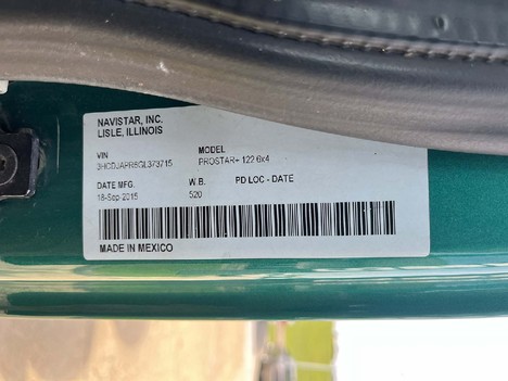 USED 2016 INTERNATIONAL PROSTAR DAYCAB TRUCK #4149-7