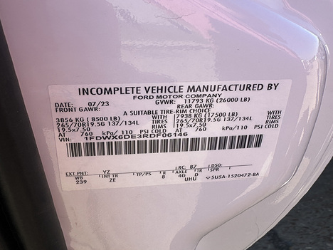 USED 2024 FORD F-650 ROLLBACK TOW TRUCK #4187-11