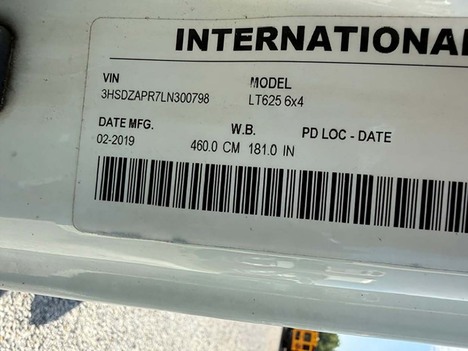USED 2020 INTERNATIONAL LT 625 DAYCAB TRUCK #4239-13