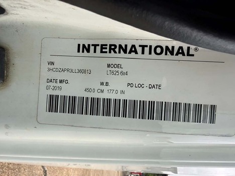 USED 2020 INTERNATIONAL LT 625 DAYCAB TRUCK #4260-16