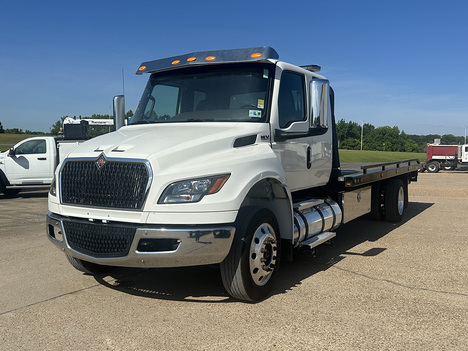 USED 2025 INTERNATIONAL MV 607 ROLLBACK TOW TRUCK #4293-7