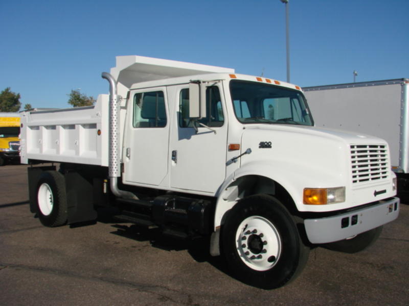 Used 2000 International 4900 Crew Cab Dump Truck For In Az 1543 Used 2000 International 4900 Crew Cab Dump Truck 1543