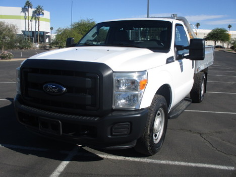USED 2013 FORD F-250 FLATBED TRUCK #2694-2