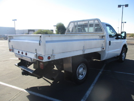 USED 2013 FORD F-250 FLATBED TRUCK #2694-6