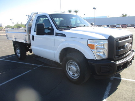 USED 2013 FORD F-250 FLATBED TRUCK #2694-8