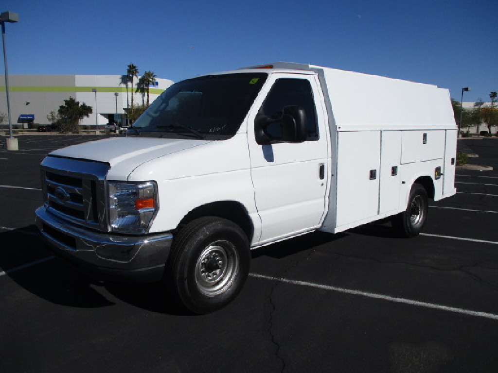 USED 2014 FORD E350 PANEL - CARGO VAN TRUCK #2722