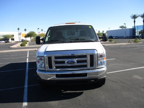 USED 2014 FORD E350 PANEL - CARGO VAN TRUCK #2722-2