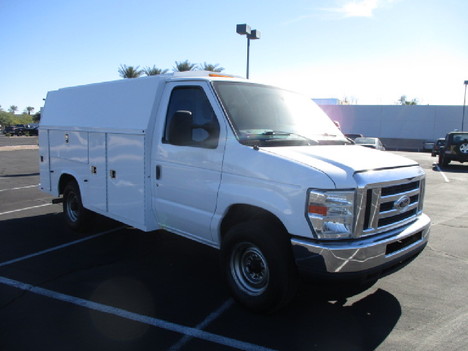 USED 2014 FORD E350 PANEL - CARGO VAN TRUCK #2722-3