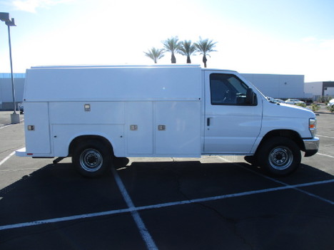 USED 2014 FORD E350 PANEL - CARGO VAN TRUCK #2722-4
