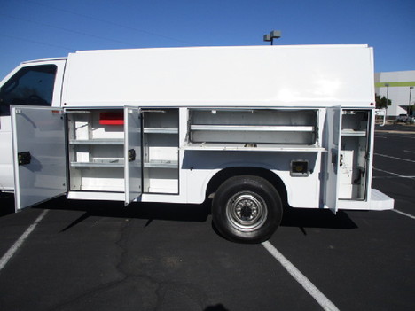 USED 2014 FORD E350 PANEL - CARGO VAN TRUCK #2722-9
