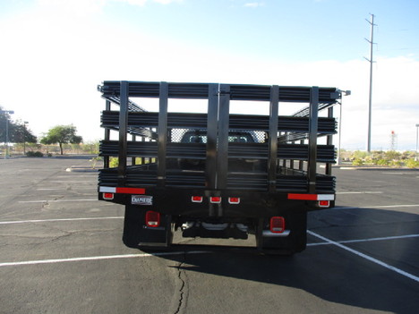 USED 2012 FORD F350 STAKE BODY TRUCK #2728-6