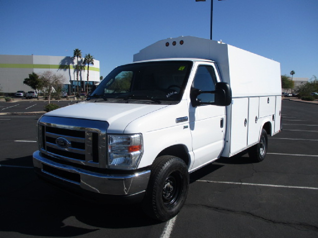 USED 2014 FORD E350 PANEL - CARGO VAN TRUCK #2738