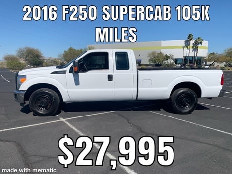 USED 2016 FORD F-250 LIGHT DUTY TRUCK #2777-24