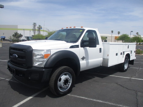 USED 2015 FORD F450 SERVICE - UTILITY TRUCK #2814-1
