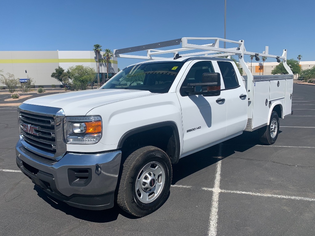 USED 2019 GMC SIERRA 2500 DOUBLE CAB SERVICE - UTILITY TRUCK #2833