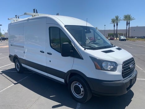 USED 2018 FORD TRANSIT T-250 MED ROOF L PANEL - CARGO VAN TRUCK #2860-11