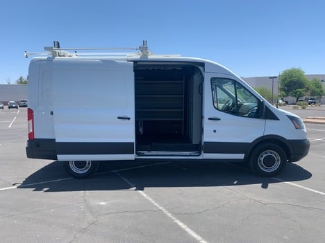 USED 2018 FORD TRANSIT T-250 MED ROOF L PANEL - CARGO VAN TRUCK #2860-12
