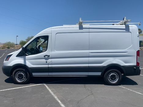 USED 2018 FORD TRANSIT T-250 MED ROOF L PANEL - CARGO VAN TRUCK #2860-2
