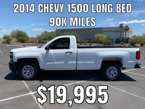 USED 2014 CHEVROLET SILVERADO 1500 2WD 1/2 TON PICKUP TRUCK #2870-20