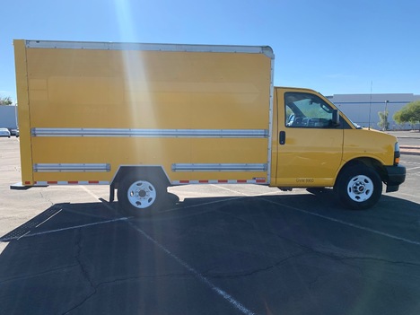 USED 2019 GMC SAVANA 3500 BOX VAN TRUCK #2953-6