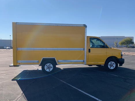USED 2019 GMC SAVANA 3500 BOX VAN TRUCK #2980-6