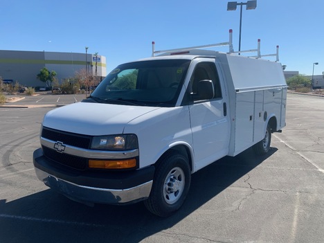 USED 2016 CHEVROLET EXPRESS G3500 SERVICE - UTILITY TRUCK #2989-1