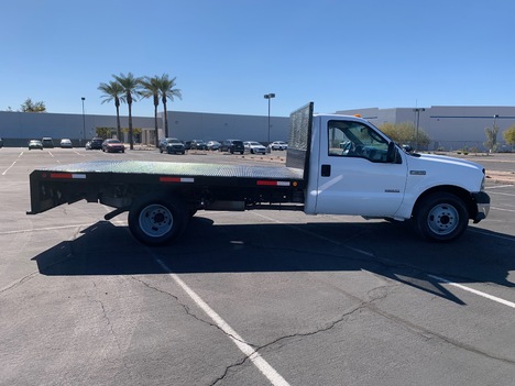 USED 2006 FORD F350 FLATBED TRUCK #3012-6