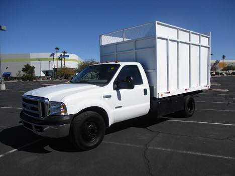 USED 2006 FORD F350 BOX DUMP TRUCK #3013-2