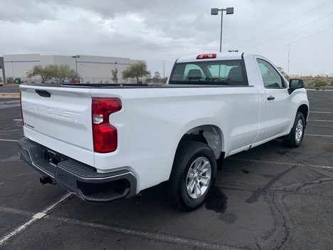 USED 2021 CHEVROLET SILVERADO 1500 2WD 1/2 TON PICKUP TRUCK #3017-5