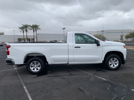 USED 2021 CHEVROLET SILVERADO 1500 2WD 1/2 TON PICKUP TRUCK #3017-6